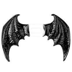 Dämonenflügel Schwarz -Kostümzubehör Verkaufsladen schwarze daemonenfluegel kostuemfluegel fuer halloween und fasching 54534 2