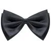 Schwarze Satin Fliege -Kostümzubehör Verkaufsladen schwarze fliege schwarze satin fliege black tie bow 20er jahre kostuemzubehoer 16135 01