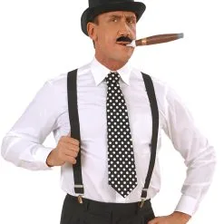 Kostümzubehör Verkaufsladen -Kostümzubehör Verkaufsladen schwarze krawatte mit weissen punkten kostuemzubehoer retro krawatte 20168 02