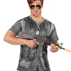 Soldaten T-Shirt Mit Photo Print -Kostümzubehör Verkaufsladen soldaten t shirt mit 3d druck soldaten kostuem mit photodruck army t shirt with 3d photo print 36739 01