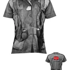 Soldaten T-Shirt Mit Photo Print -Kostümzubehör Verkaufsladen soldaten t shirt mit 3d druck soldaten kostuem mit photodruck army t shirt with 3d photo print 36739 02