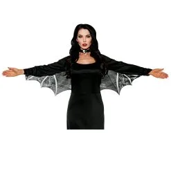 Fledermaus Flügel Aus Spitze Mit Brosche