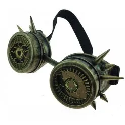 Steampunk Schweisserbrille Mit Spikes -Kostümzubehör Verkaufsladen staempunk schweisserbrille mit spikes steampunk welder goggles with spikes steampunk kostuemzubehoer 50485 03