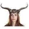 Steampunk Fabelwesen Hörner Haarreif Mit Spitze Gold -Kostümzubehör Verkaufsladen steampunk faun hoerner haarreif mit spitze gold fantasy kostuem zubehoer und kopfschmuck 50521