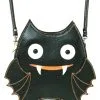 Niedliche Fledermaus Umhängetasche -Kostümzubehör Verkaufsladen suesse fledermaus umhaengetasche cute bat shoulder bag halloween zubehoer gothic accessoire 54516