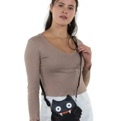Niedliche Fledermaus Umhängetasche -Kostümzubehör Verkaufsladen suesse fledermaus umhaengetasche cute bat shoulder bag halloween zubehoer gothic accessoire 54516 5