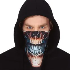 Totenschädel Tuch Mit Klettverschluß