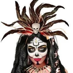 Voodoo Haarreif Mit Totenschädel