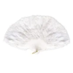 Weißer 20er Jahre Fächer